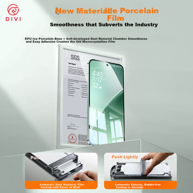 DIVI [Ultrasonic Unlock I Two-Pack] Screen Protector for Xiaomi 15 Pro/Ultra, Xiaomi 15S Pro High-Definition Soft Film Full Coverage No Black Edge Non-Tempered Protective Film