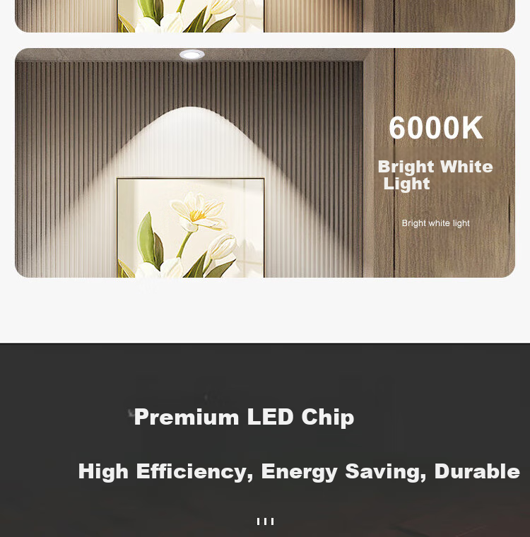 Foshan Lighting (FSL) 5.8G Smart LED Radar Motion Sensor Recessed Microwave Sensor Downlight 10W Cutout 95-120mm Warm White (4000K) 9