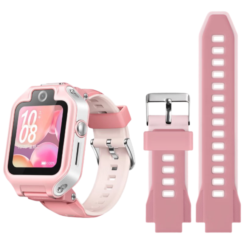 Shishan Compatible with Huawei Children's Watch 5X/5XPro Watch Band, Waterproof Sweatproof Detachable Silicone Strap for Men And Women, Includes Removal Tool, Nebula Pink