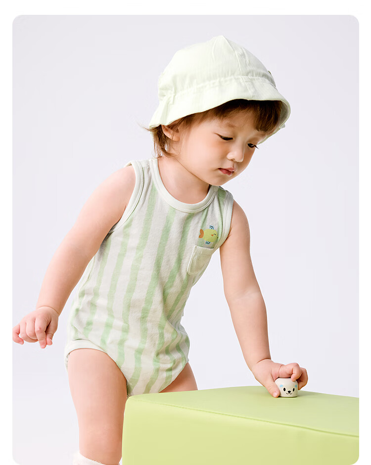 BALABALA Children's Clothing, Baby Triangle Onesie, Pure Cotton Infant Romper, 2026 New Summer Two-Piece Set, Soft Cute Stylish Outfit 9
