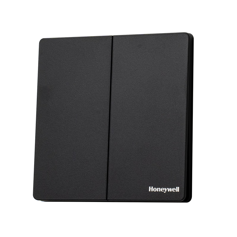 Honeywell Ultra-Thin Frameless Switch Socket Panel Matte Skin-Friendly 86 Type Two-Gang Single Control Ruiyi T3 Phantom Night Black