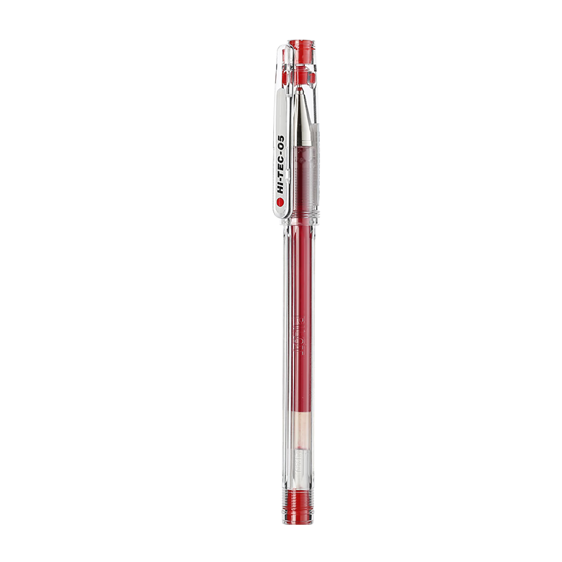 PILOT Needle-Tip Fine Ballpoint Pen, Gel Pen, Signing Pen, Journal Pen, Office Pen, BLLH20C5-R HI-TEC-C, Red, 0.5mm, Single Pe