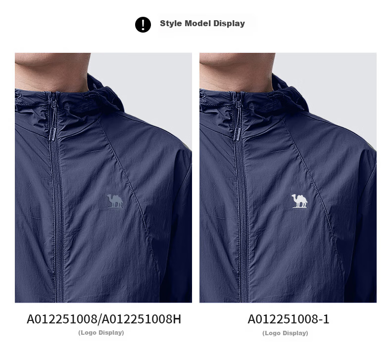 CAMEL Xiaoguangyi Sun Protection Jacket for Men, Outdoor Sun-Blocking Hooded Cool Fashion Casual Sun Protection Coat A012251005A 2