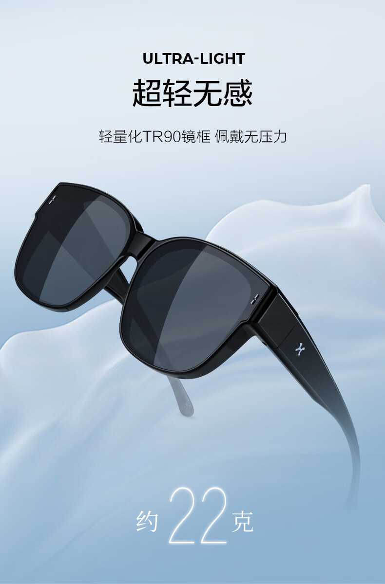LOHO Polarized Prescription Sunglasses for Women and Men, Clip-On UV Protection Driving Glasses 2