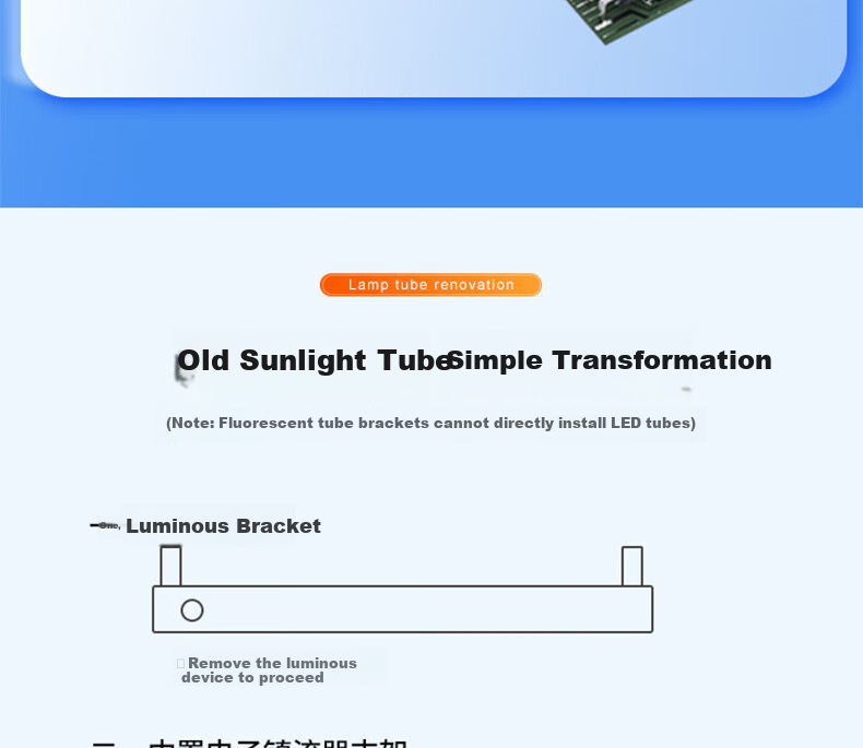 PHILIPS T8 LED Tube Light Double-Ended Power Supply Daylight Tube Double-Ended Input Tube 1.2 Meters 22W Warm White Light (4000K) Pack of 5 11