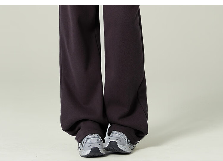 Yipintiancheng 2025 Autumn Straight-Leg Wide-Leg Casual Pants, Women's Knitted Sweatpants, High-End Loose-Fitting Slimming Joggers 11