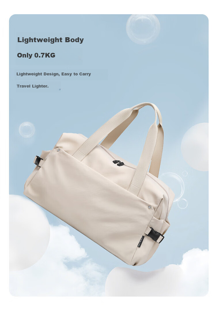 GOLF Travel Bag for Women, Large Capacity Luggage Bag for Business Trips, Sports And Fitness Bag, Handheld Yoga Bag, Shoulder Crossbody Bag with Separate Shoe Compartment 9