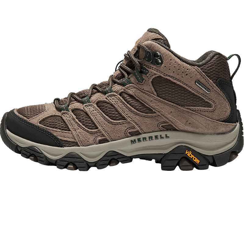 Merrell Men's Outdoor Hiking Shoes, MOAB3MID WP Mid-Top Breathable Non-Slip Climbing Shoes