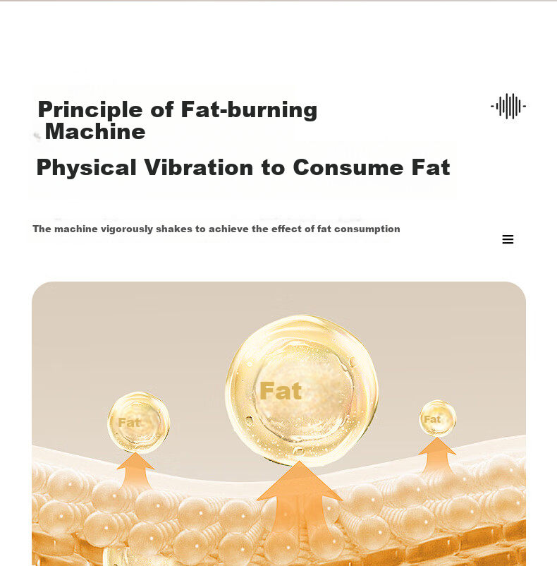 Mdikawe Shaking Machine Fat Burning Equipment Fitness Equipment Rhythm Machine Lazy Full Body Fat Burning Belly Slimming Device Weight Management Pla 6