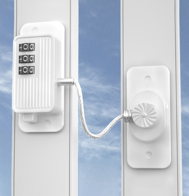 9i9 Child Safety Window Lock Refrigerator Combination Lock Security Lock Positioning Password Lock A11 17