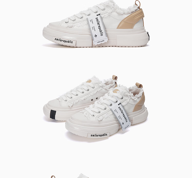 Smilerepublic [Xu Yiyang's Choice] 70S Classic Black/white Low-Top Canvas Shoes, Black, Size 38 14
