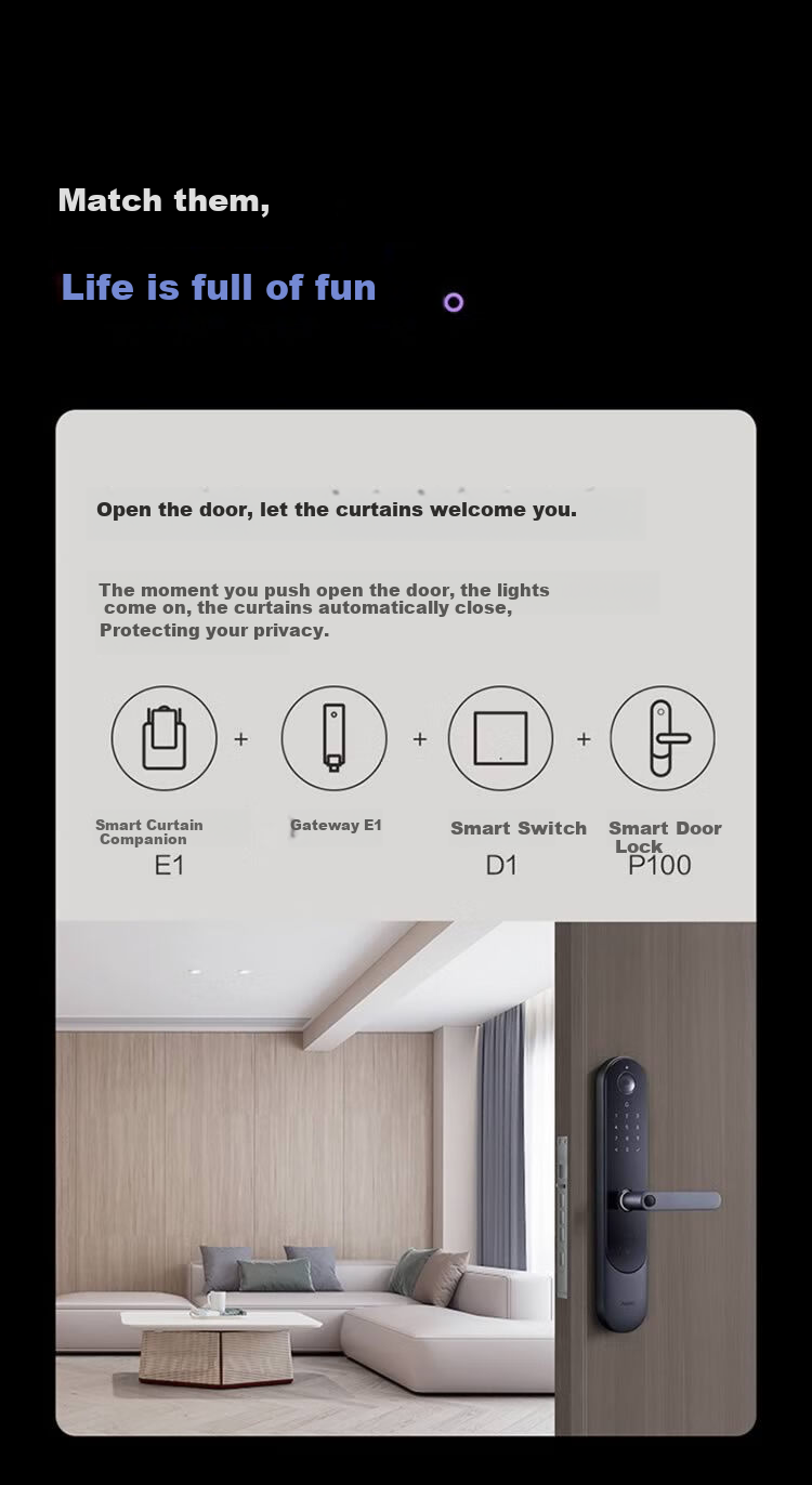 Aqara Smart Curtain Companion E1 with Voice Control, Integrated into Apple HomeKit Track Versio 11