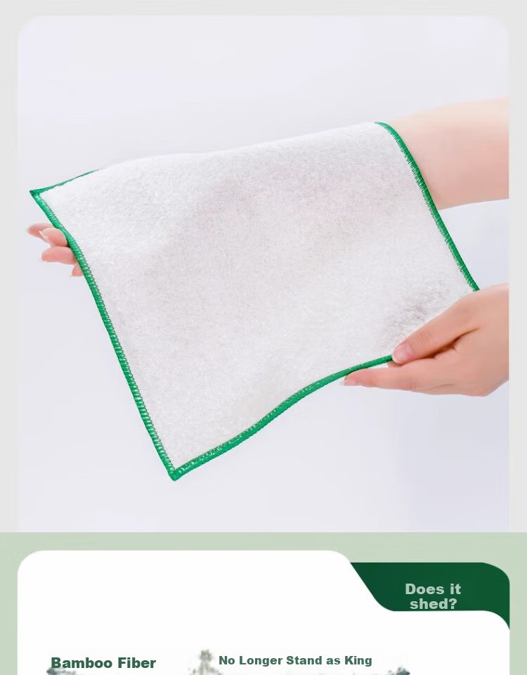 CHUSHE Lazy Cleaning Cloth, 25*25cm, 20 Sheets, Tear-Off Kitchen Dry And Wet Disposable Dish Towel, Extra Large And Thick, Oil-Absorbing 8