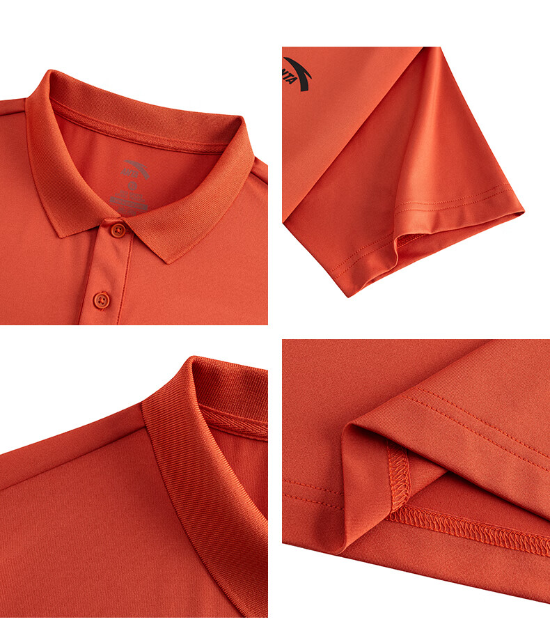 Anta Xingdong Polo | Casual Collared Short Sleeve Men's Summer Quick-Dry Business Commuter Colorful Polo Shirt Top 44