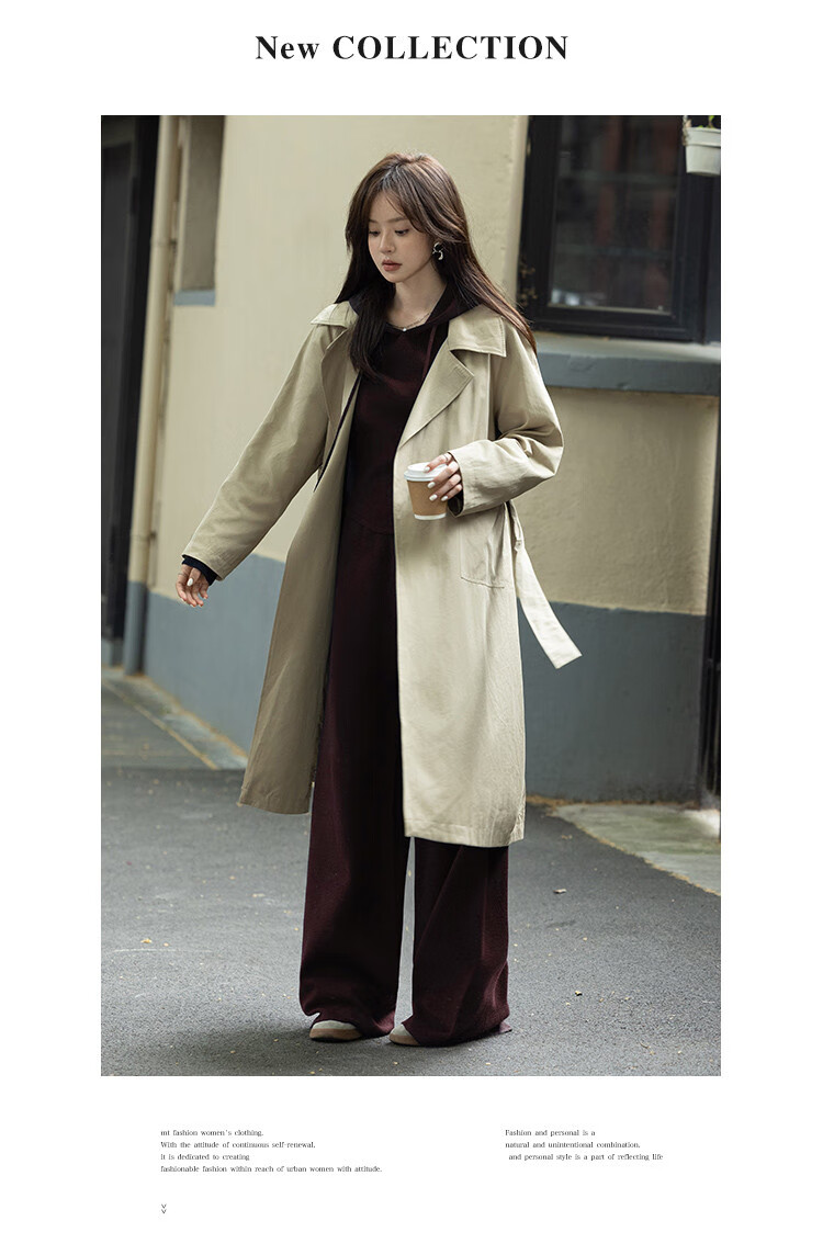 MT [Tranquil Charming Dark Navy] Winter Simple Knit Sweater with Elastic Waist Wide-Leg Pants Set 2