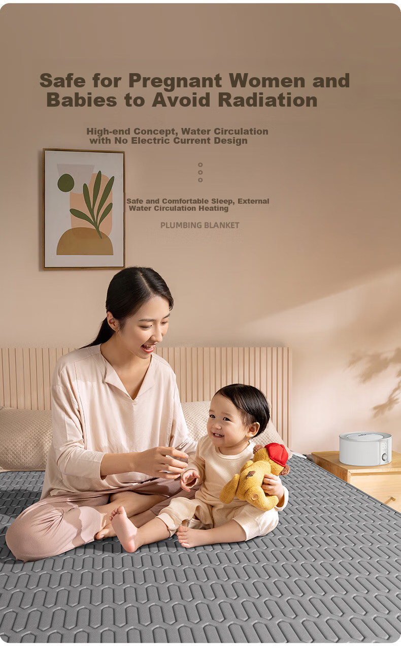 Huanding Water Heating Blanket, Electric Heated Blanket, Water Circulation 2026 New Model, Water Heating Pad, Smart Single-Person, 0.9x1.8 Meters 2
