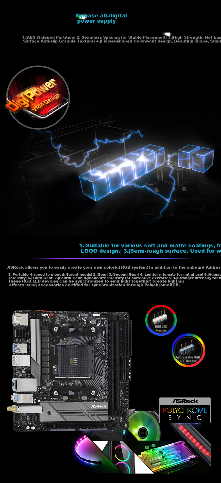 ASRock A520M-ITX/ac Supports CPU 5600/5600GT (AMD A520/Socket AM4) 3