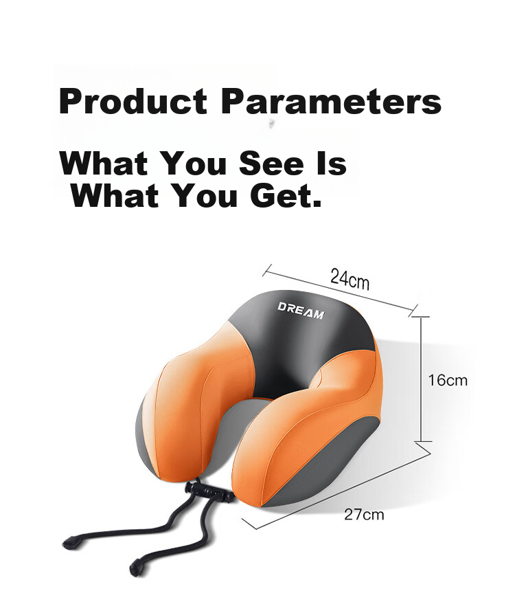 YUZHAOLIN U-Shaped Pillow, Portable Travel Headrest, Nap Pillow, Memory Foam Pillow, Long-Distance Travel, High-Speed Rail Neck Pillow, Nap Essential 14