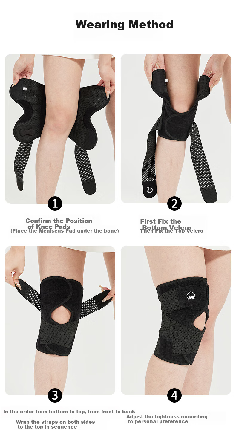 AURBOSHI Japanese Sports Knee Brace for Medical Meniscus Ligament Patella Injury, Specialized for Effusion And Arthritis, Suitable for Running And Hiking, for Men And Wome 8