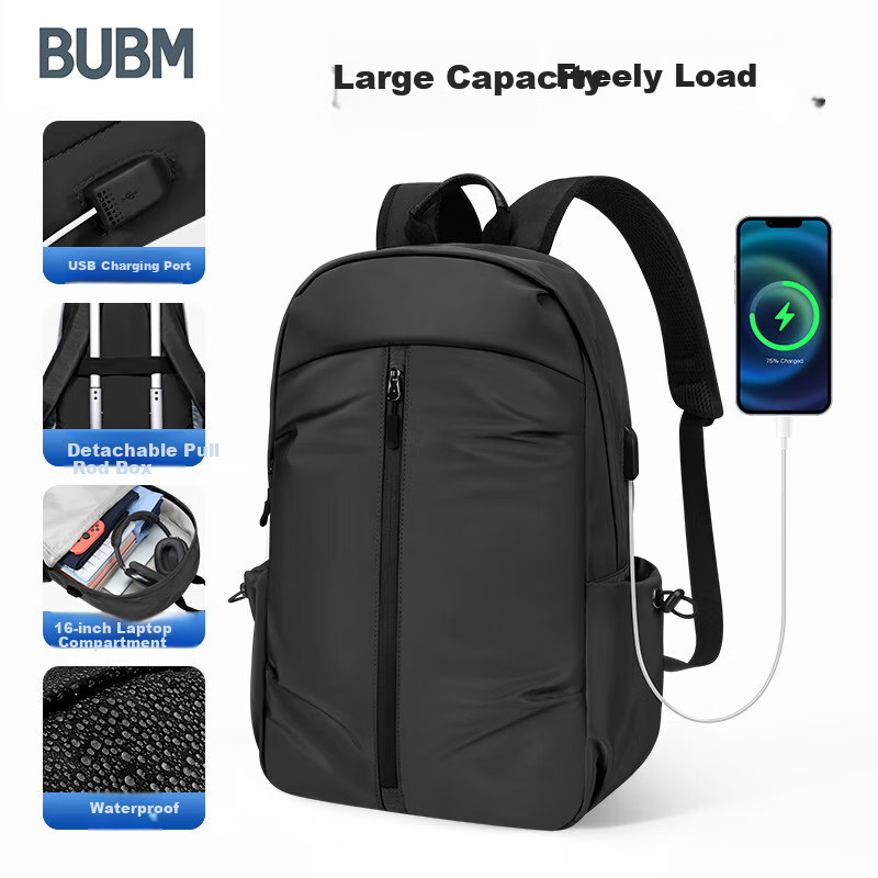 Biyoumei Backpack for Men, Fashionable Casual Travel Bag, Laptop Bag, School Bag for High School And College Students, Middle School Bag for Wome