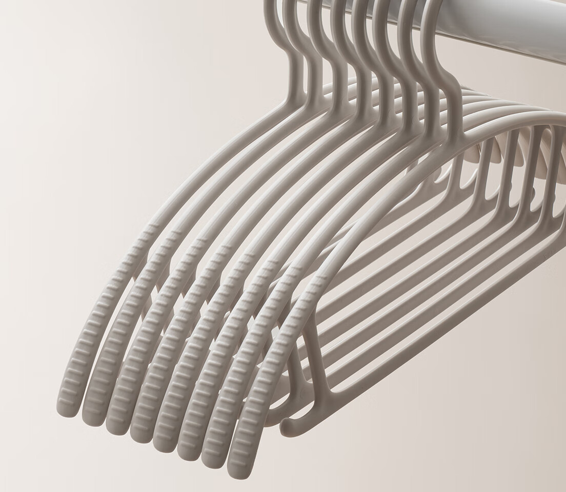 Lazy Corner Non-Slip Clothes Drying Hangers for Adults, Thickened, Reinforced, Extra Wide, Large Size, Pack of 10 2