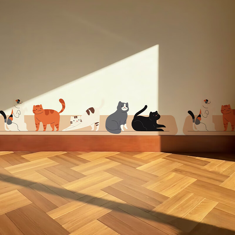 JIFFDIFF Wall Decoration Stickers, Cartoon Decals, Cute Animal Wallpaper for Baby Rooms