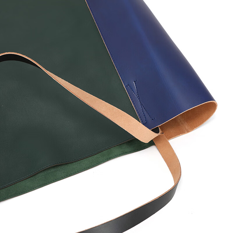 marni 玛尼 女士墨绿色蓝色接拼牛皮手提单肩包 shmp0002a0 lv336 z1z