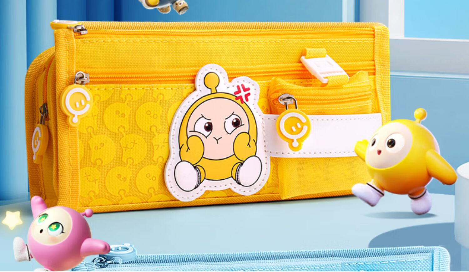 Yuji Official Egg Waffle Party Pencil Case Large Capacity Student Stationery Bag for Boys and Girls Back to School New Pencil Box for Kids 2