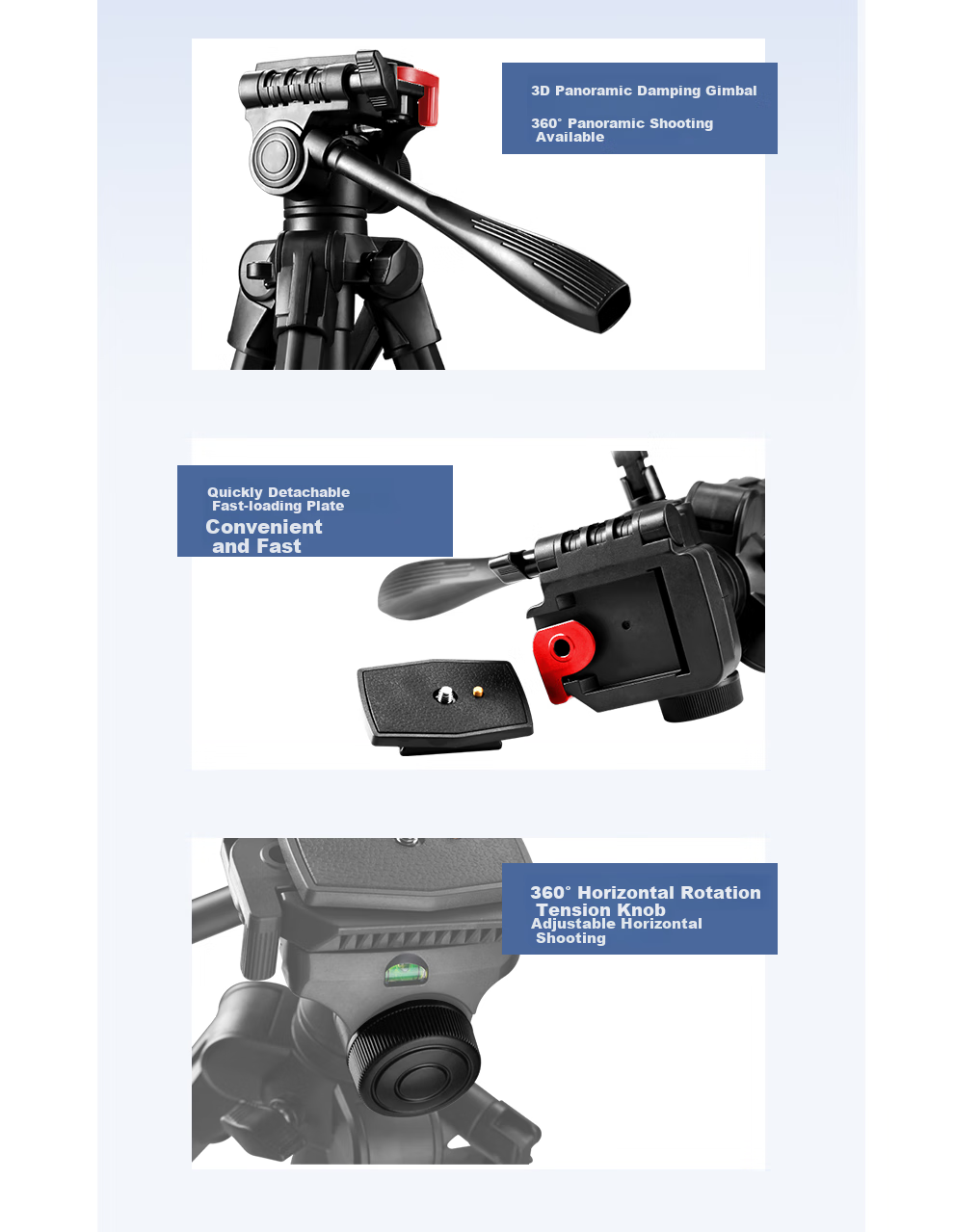 Weifeng WF-3320A Portable Tripod, Mirrorless And DSLR Camera Tripod, Camera And Smartphone Photography Outdoor Live Streaming Night Fishing Light Projector Floor Stand 7