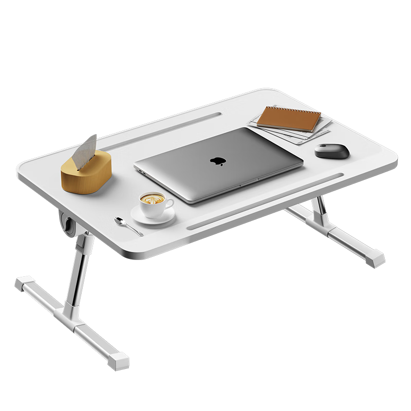 Jichuan Bed Laptop Desk, Adjustable Height Foldable Small Table, Laptop Stand for Student Dormitory, Bedside Reading And Writing Desk
