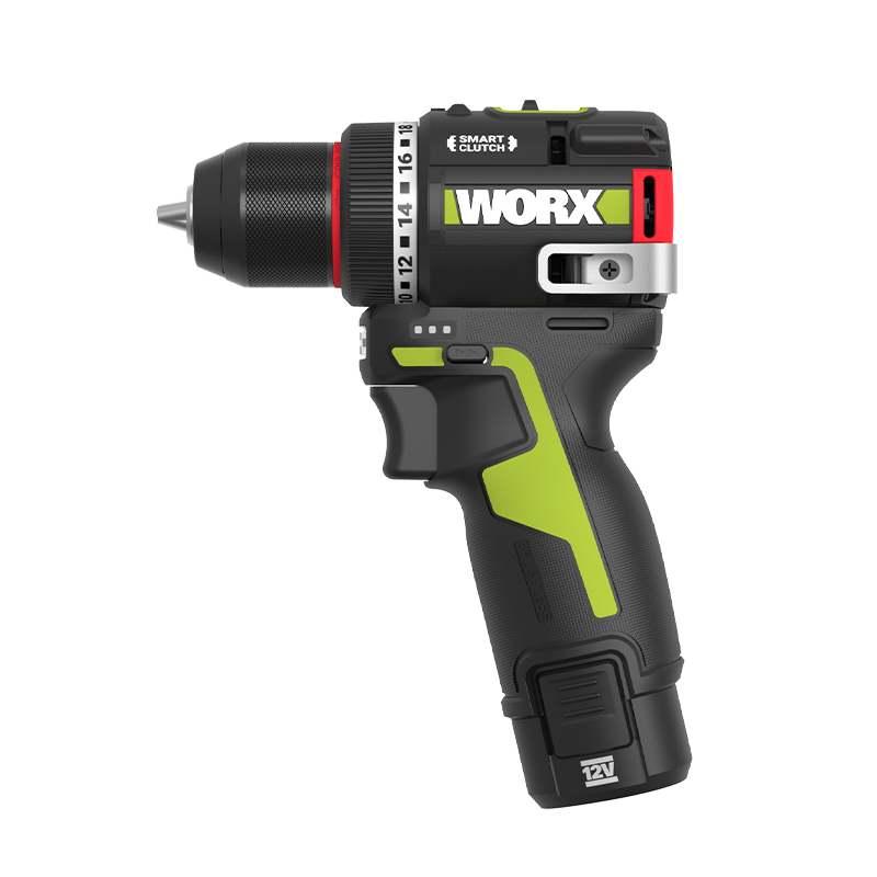 WORX 12V 50N Smart Mini Electric Drill WU135 (2.0 Dual Battery), Pistol Drill, Electric Screwdriver, Buzzer Versio