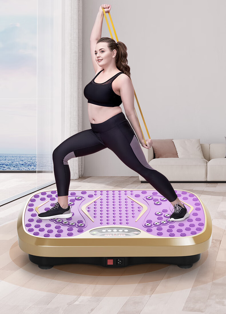 Smart VK Fat Burning Machine, Vibration Machine, Rhythmic Weight Loss Equipment, Lazy Person's Belly Slimming Device, Fat-Burning Vibrator for Home Fitness 13