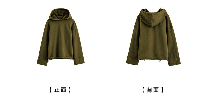 Dme [Retro Hoodie] Autumn And Winter Quality Online Hooded Long-Sleeve Fleece-Lined Sweatshirt Women's Jacket 25