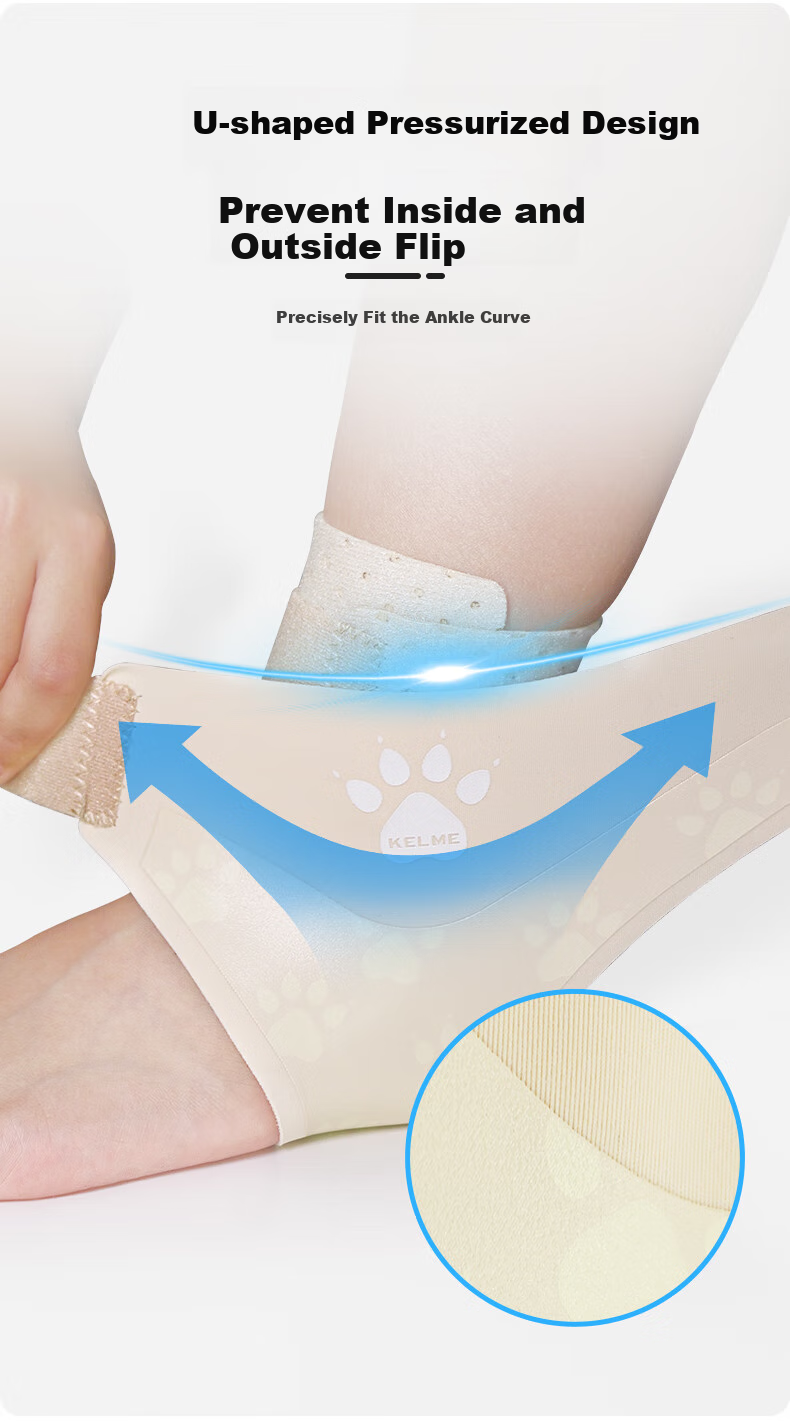 KELME Children's Ankle Brace, Anti-Sprain Foot And Ankle Protector, Sports Injury Prevention Sleeve, Professional Fixation for Kids 6