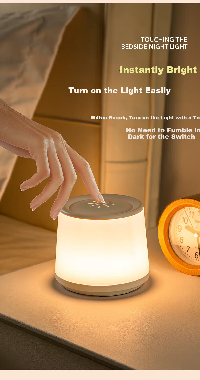 Datouren Remote Control Night Light, Baby Feeding Lamp, Bedroom Bedside Lamp, Plug-In Timer Light, Maternal And Infant Sleep Companion Light, Night Light for Getting up at Night 5