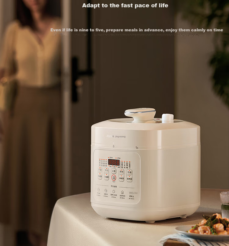 Joyoung Home 5L Dual Inner Pot Rice Cooker with Crystal Diamond Inner Pot for Stewing Soup, Cooking Porridge, Cooking Rice, Electric Pressure Cooker with Deep Soup Inner Pot, Multifunctional High-Pressure Stewing And Cooking Pot Y-50H115 21