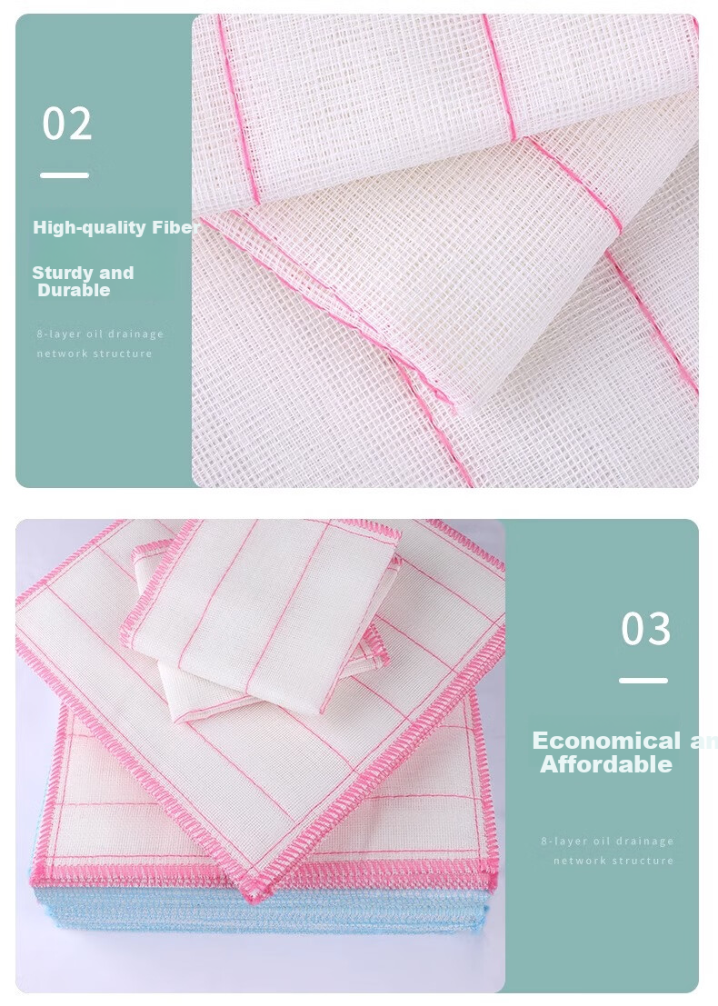 COODORA Magic Cleaning Cloth, 5-Pack, Glass Cleaning Tool, Lint-Free, No Water Marks, for Mirrors, Windows, Car Washing And Cleaning 16