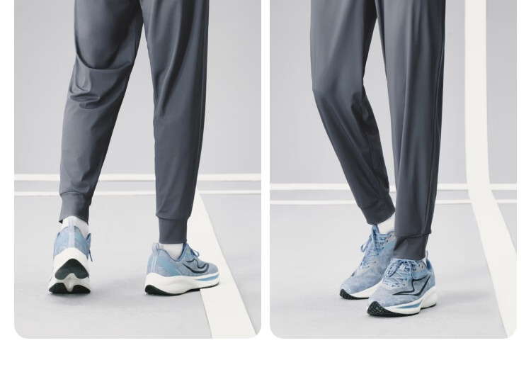 JD Original Men's Quick-Dry Sports Pants, Casual Trousers, Spring And Summer Men's Running Fitness Breathable Sweatpants, Training Pants for Men, Rhinoceros Gray, XL 36