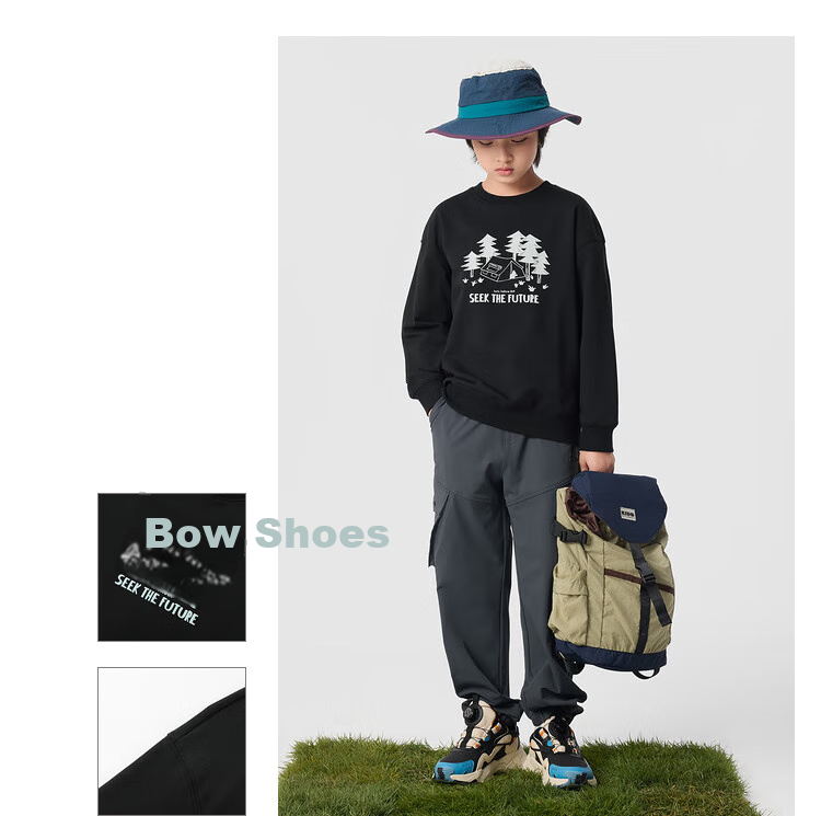 BALABALA Children's Clothing, Kids' Long-Sleeve Sweatshirt, Boys And Girls Spring Wear, Round Neck, Loose-Fitting Comfortable Top, 208125121206 15
