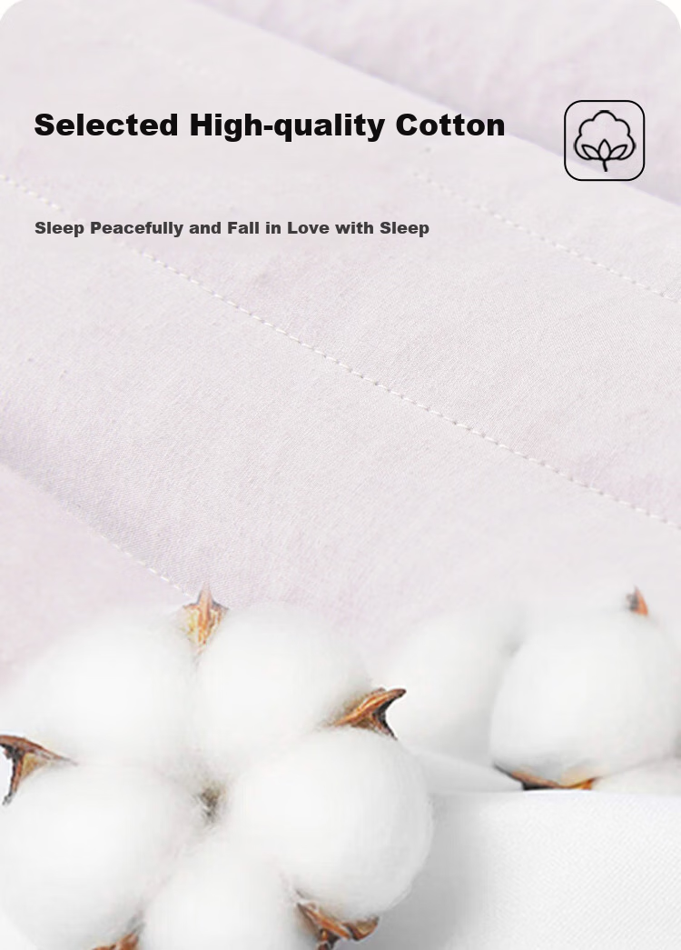 Dohia Home Textile Pillow, Cassia Seed Pillow Core with Pure Cotton Fabric, Adult Herbal Pillow, Cassia Seed Pillow, 74*48cm, Single Piece 3
