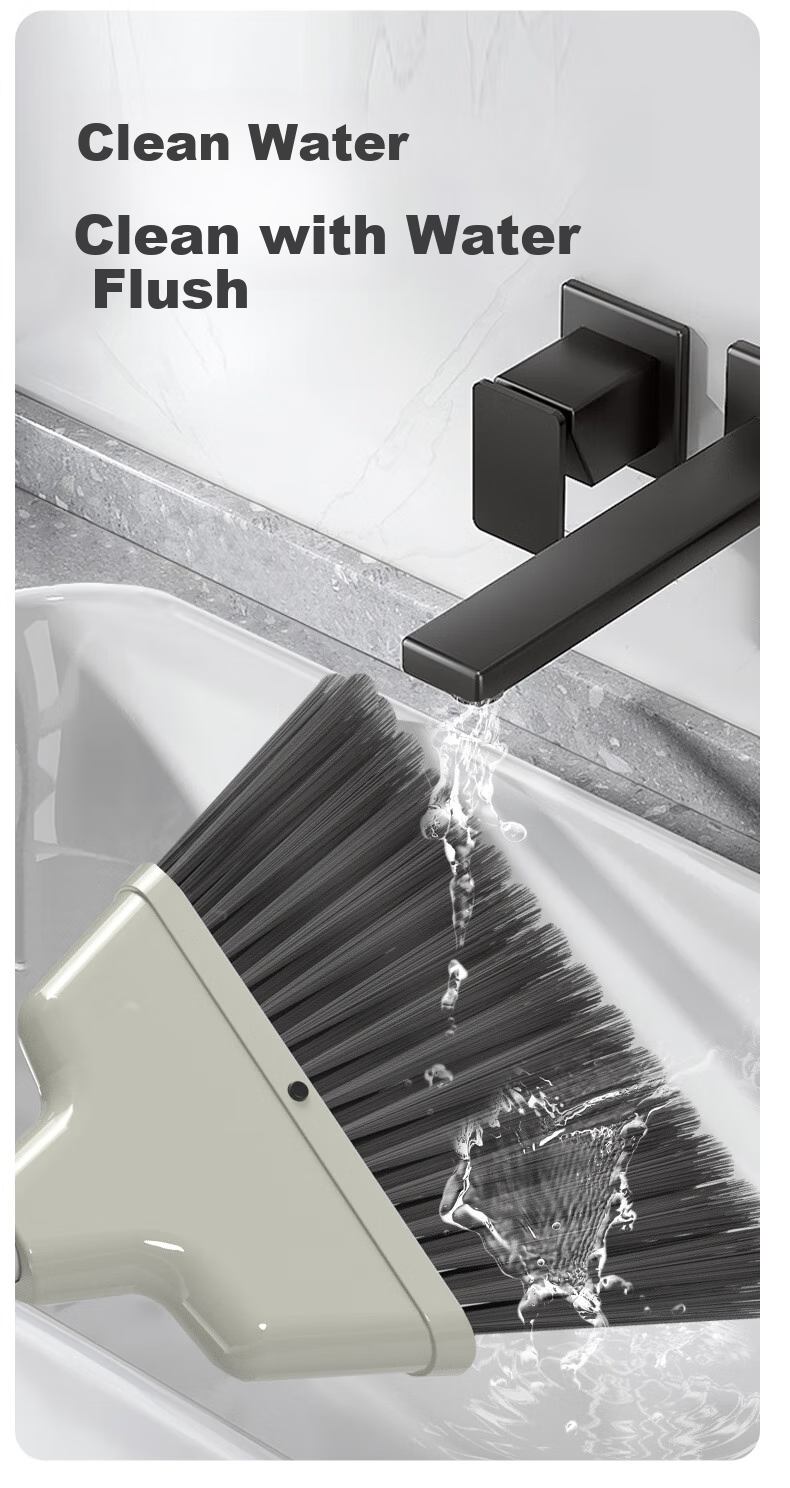 CONDOR Japanese Broom And Dustpan Set, Foldable Household Cleaning Tools, Non-Stick Hair Broom, Floor Sweeping Wonder 11