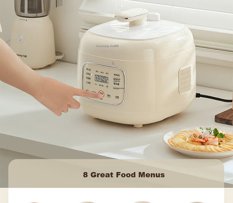 Joyoung Household 3L Pressure Cooker, Non-Coated Stainless Steel Inner Pot, Electric Rice Cooker, Pressure Cooker, 30NS1 21