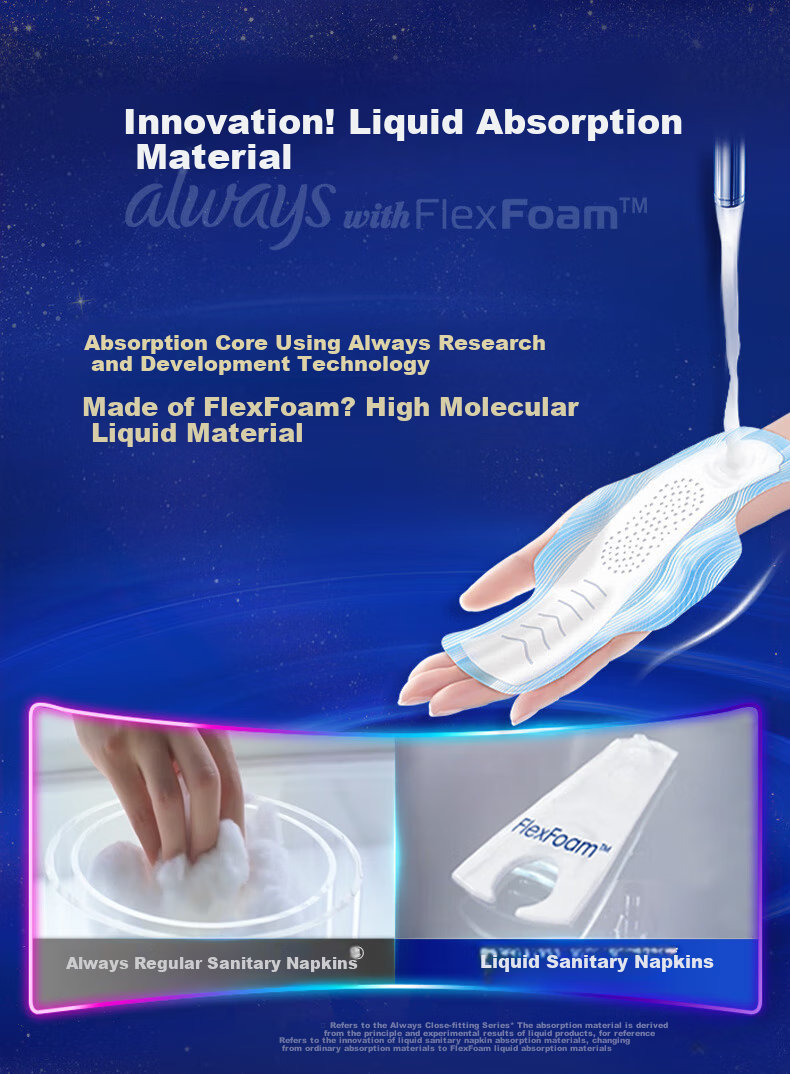 Hushubao Liquid Sanitary Napkins, Daily Use, 240mm, 40 Pieces, Menstrual Pads, Comfortable Protection, Sold by JD, Thin And Comfortable 4