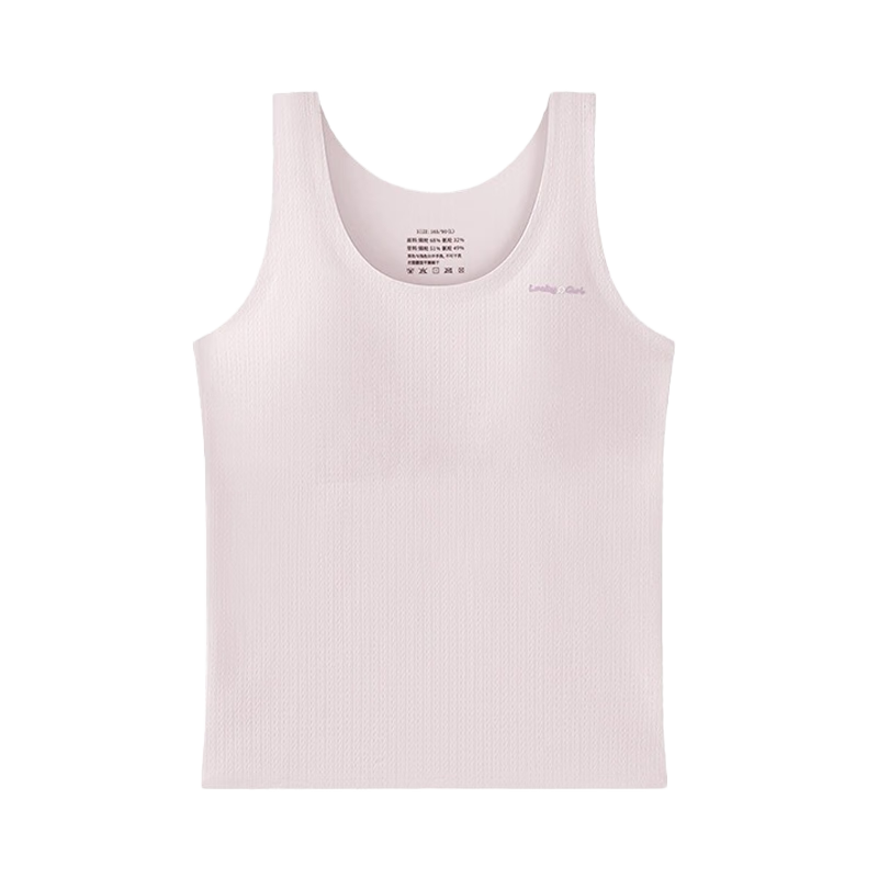 LangSha Girls' Vest Bra for Students Children's Developmental Period Girls' Bra 6-12 Years Old Strap Outside Wearing Girls
