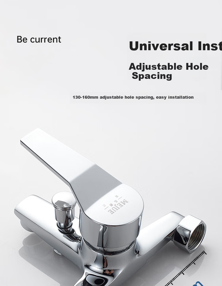 MEJUE Brass Bathroom Faucet Shower Head Set, High-Pressure Shower Head Bathtub Shower Set Z-1497 11