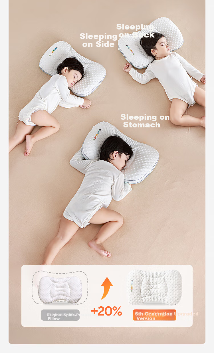 JOYNCLEON Baby Pillow with Divisions, Neck Support Pillow for Infants And Children over 6 Months Old, 1-3 Years Old, Jzt152533 14