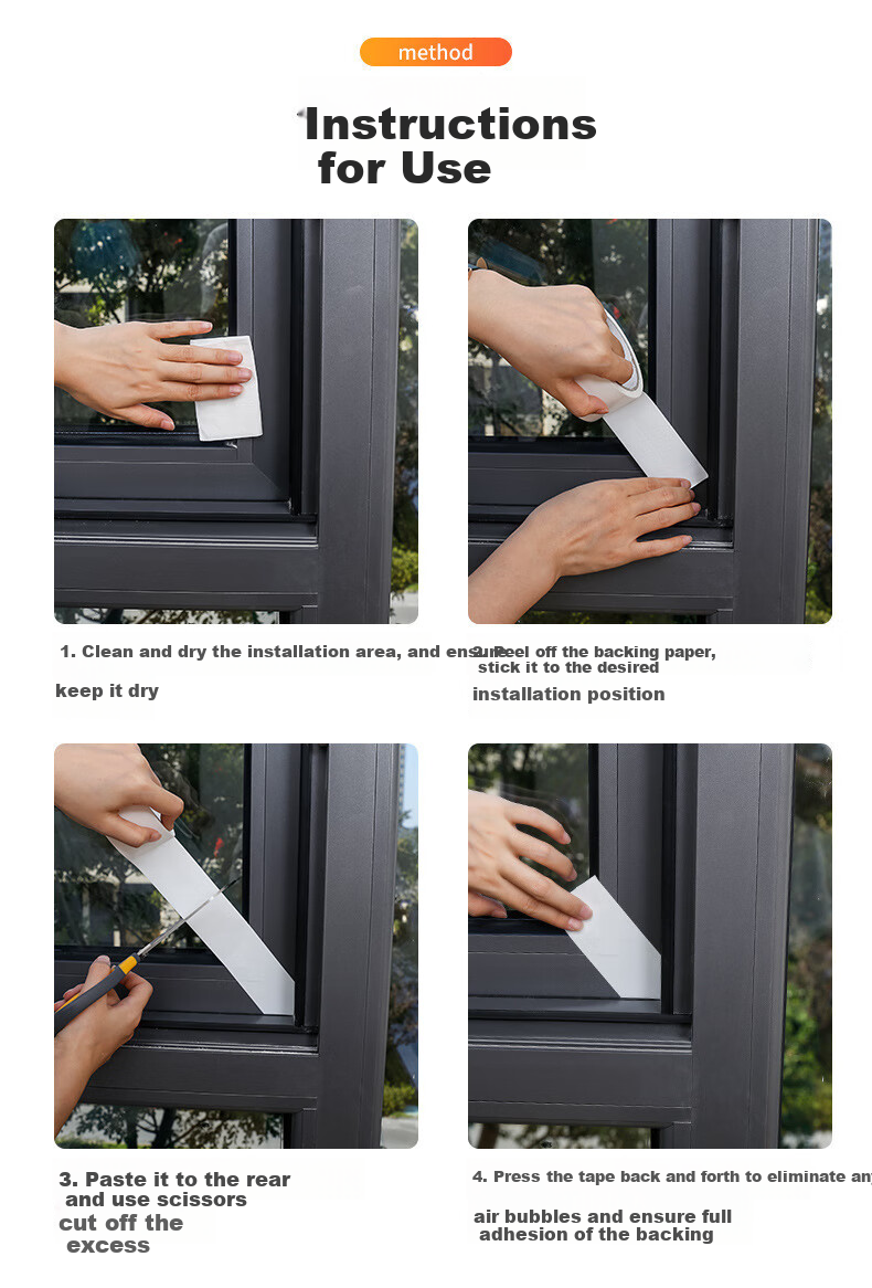 Jinlongxing Window Sealing Strip, Windproof And Warm, Gray, 10 Meters, Door And Window Gap Tape, Window Sealing Rubber Strip, Gray 10