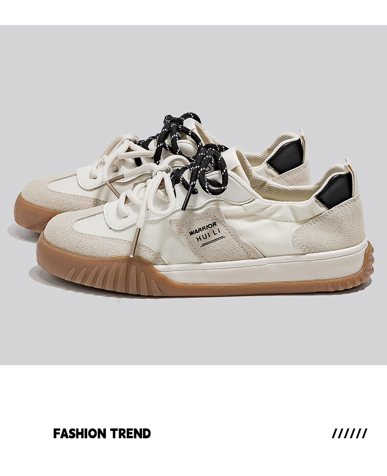 Huili Official Women's Sneakers, Summer 2026 Women's Shoes, Retro Trendy Comfortable Dexun Shoes for Women, Beige-Gray Size 35 9