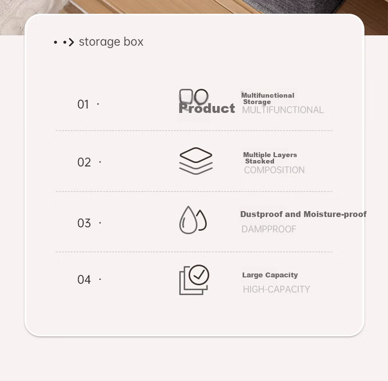 Jinghuisichuang Fabric Storage Box, Clothes And Quilt Organizer, Toy And Clothing Storage Container, Foldable Double-Opening 2