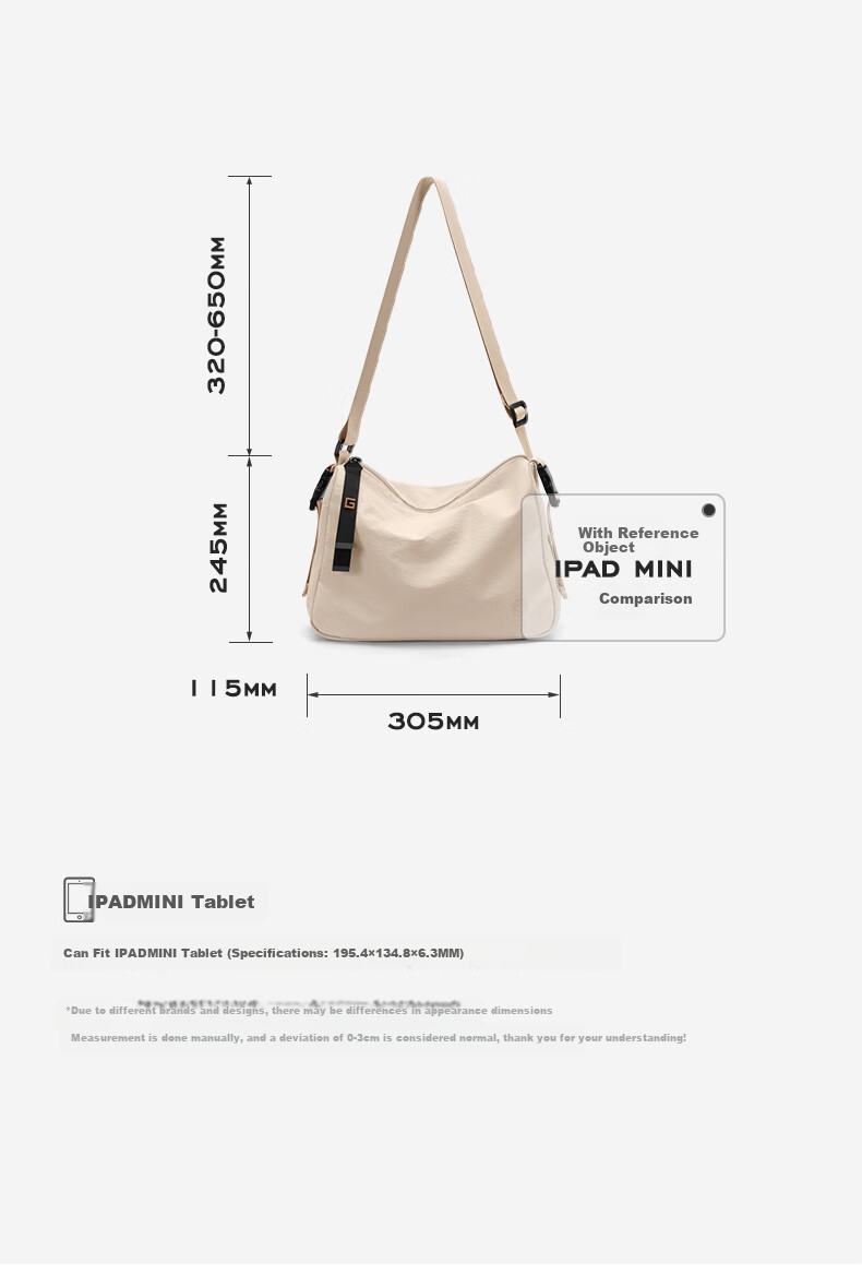 GOLF Shoulder Crossbody Bag for Women, Outdoor Casual Handbag, Water-Resistant Commuter Large Capacity Canvas Bag, Birthday Gift for Wome 16